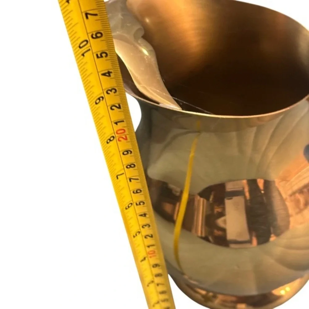 F B Rogers Vintage Brass Pitcher ice Water Elegant Tabletop‎ Servingware